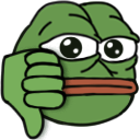 pepe_thumbsdown emote for Discord