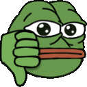 pepe_thumbsdown emote for Discord