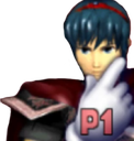 Marth_Think emote for Discord