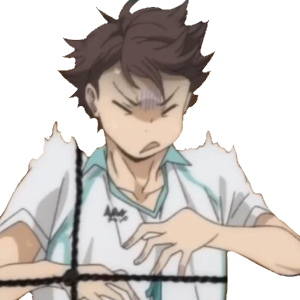 Oikawa_shiver emote for Discord