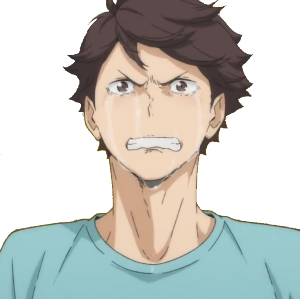 Oikawa_cry emote for Discord