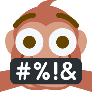 Monkey_swearing emote for Discord