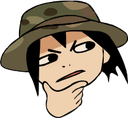 AsakusaThink emote for Discord