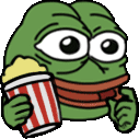 pepe_popcorn emote for Discord