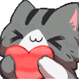 HeartCat emote for Discord