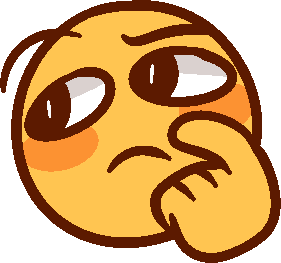 pondering emote for Discord