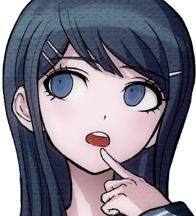 sayaka_maizono_thinking emote for Discord