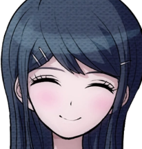 sayaka_maizono_blush emote for Discord