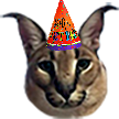 birthdayFloppa emote for Discord