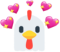 LoveChicken emote for Discord