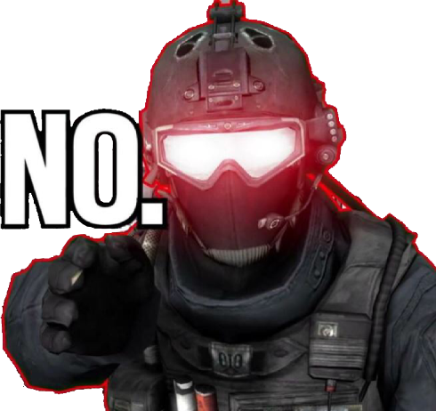 badgerNO emote for Discord