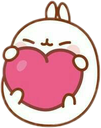 Bunny_heart emote for Discord