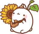Sunflower_bun emote for Discord