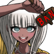 angie_yonaga_ban_hammer emote for Discord