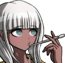 angie_yonaga_think emote for Discord