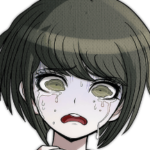 komaru_naegi_crying emote for Discord