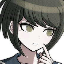 komaru_naegi_think emote for Discord