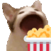 popcat_eat_popcorn emote for Discord