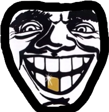 golden_tooth_trollface emote for Discord