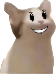 Popcat_winning_smile emote for Discord