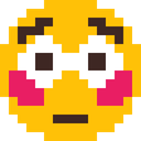 Flushed_Pixel emote for Discord