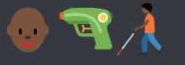 Blind_Shoot_Bald emote for Discord