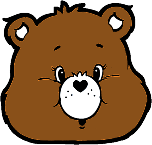 black_orange_carebear emote for Discord