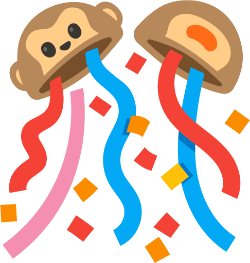 Monkey_Suprise_Confetti emote for Discord