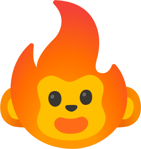 Fire_Monkey emote for Discord