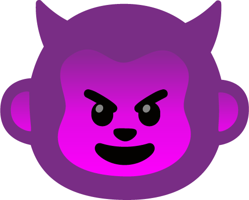 Smiling_Imp_Monkey emote for Discord