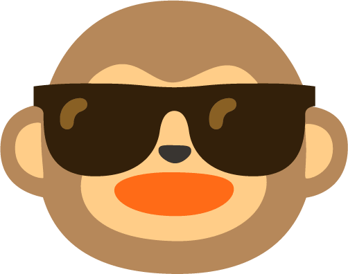 Sunglasses_Monkey emote for Discord