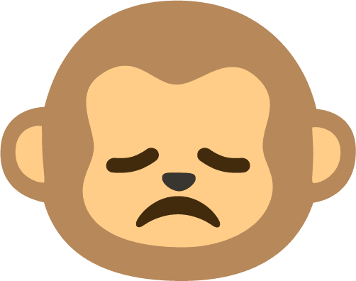 Disappointed_Monkey emote for Discord