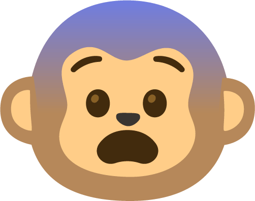 Fearful_Monkey emote for Discord