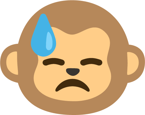 Sweat_Monkey emote for Discord