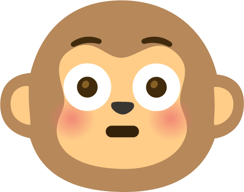 Flushed_Monkey emote for Discord