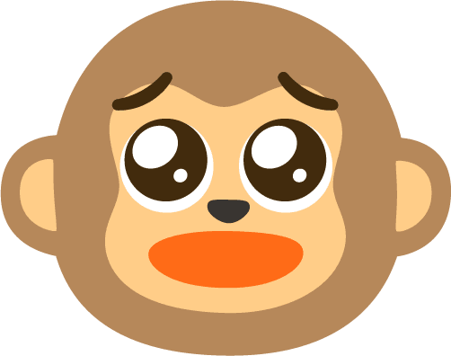 Pleading_Eyes_Monkey emote for Discord