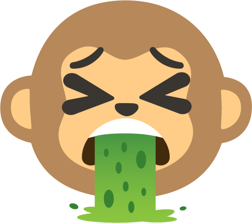 Puking_Monkey emote for Discord