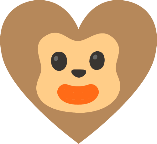 Monkey_Heart emote for Discord