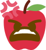 triggered_apple emote for Discord