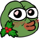 pepe_mistletoe emote for Discord