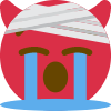 devil_with_bandage emote for Discord