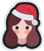 Cubus_Santa_Hat emote for Discord