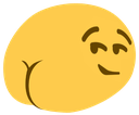 thicc_smirk emote for Discord