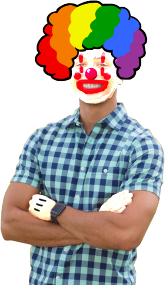 Clownin emote for Discord