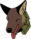 Guesspionagedog emote for Discord