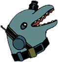 Guesspionagedolphin emote for Discord