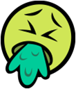 civicdoodlevomiting emote for Discord