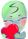 StarAlien_love emote for Discord