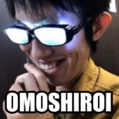 glasses_OMOSHIROI emote for Discord