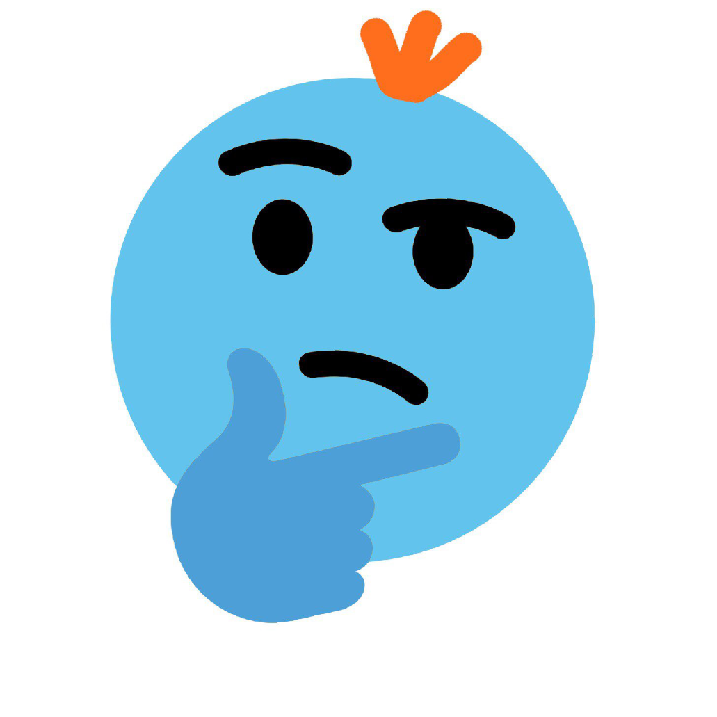 Meeseeks_think emote for Discord